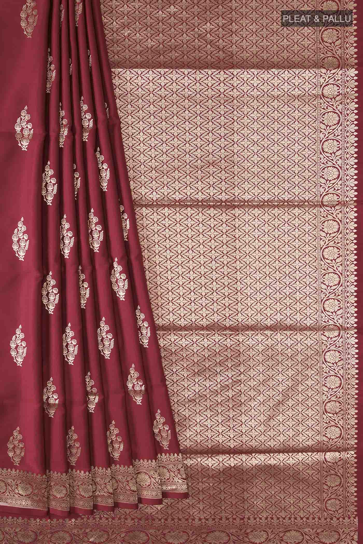 pleats pallu