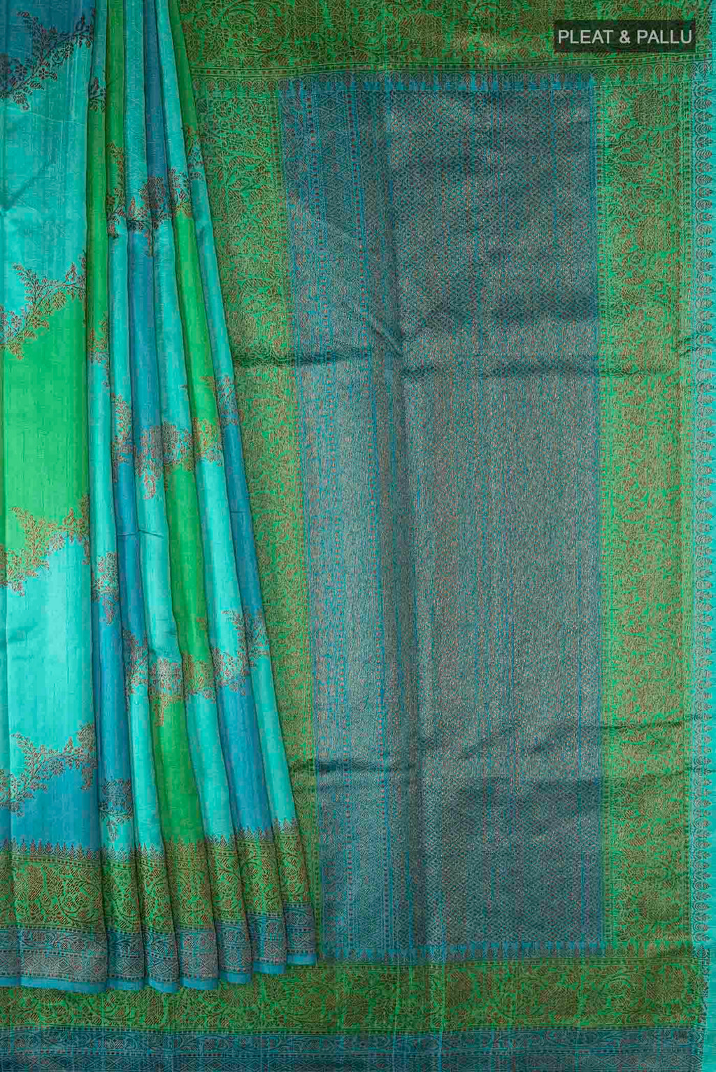 pleats pallu