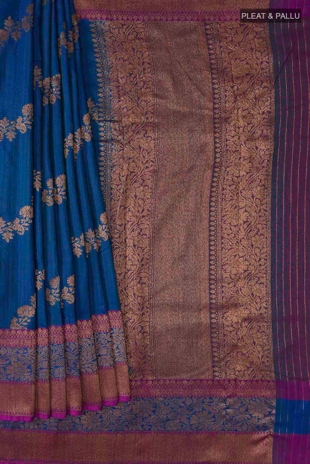 pleats pallu