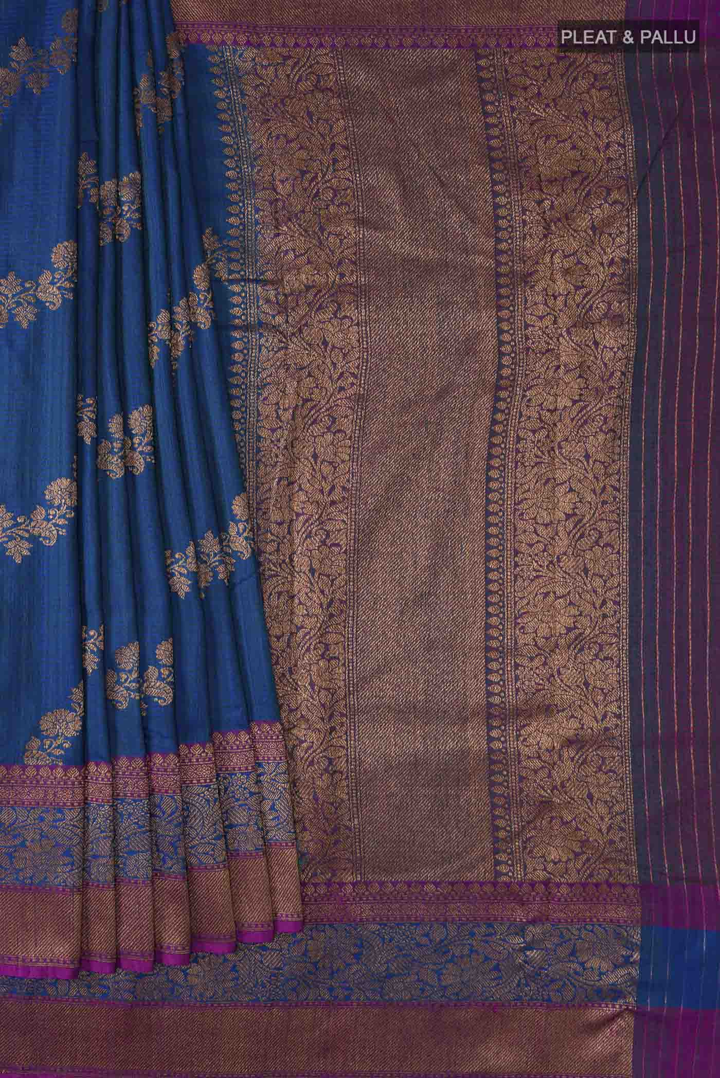 pleats pallu
