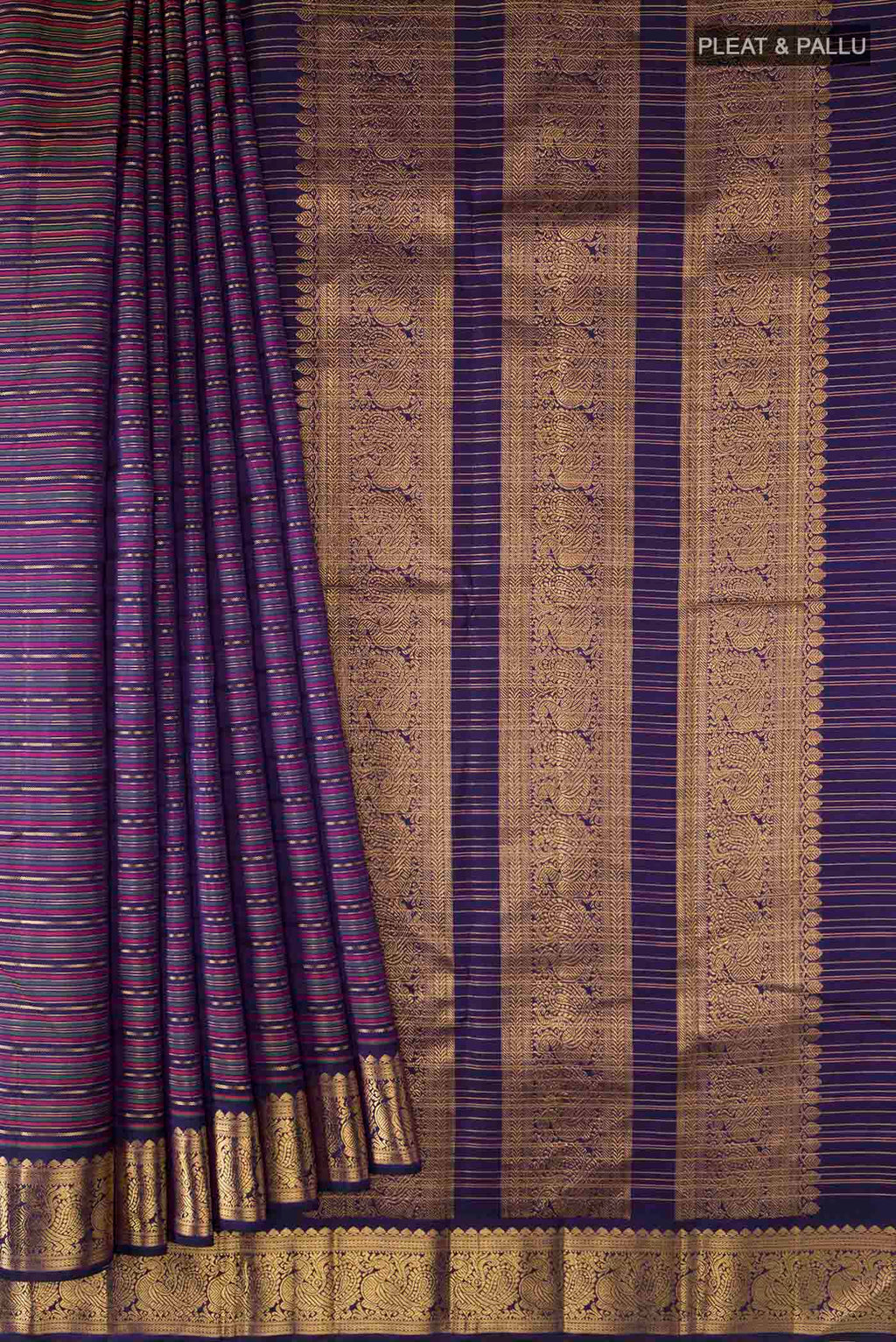 pleats pallu