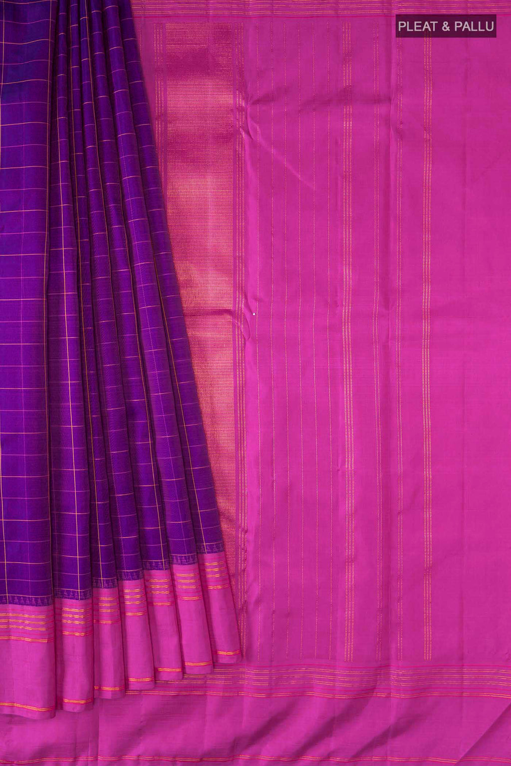 pleats pallu