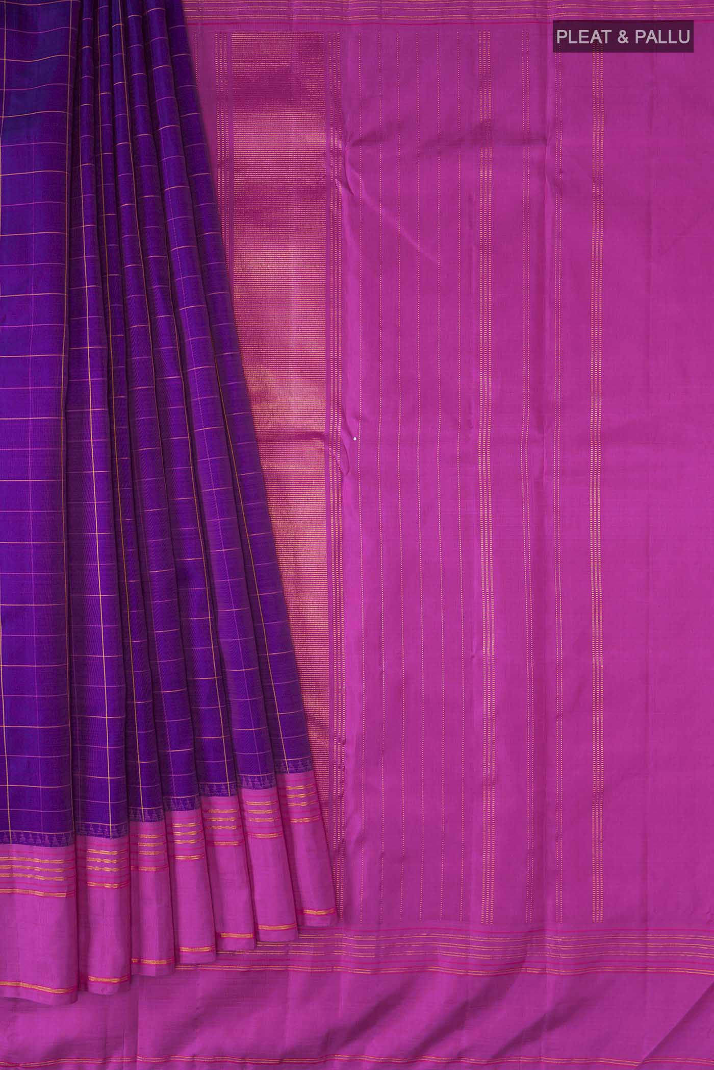 pleats pallu