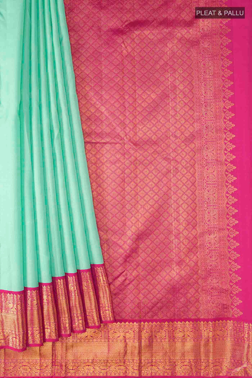 pleats pallu