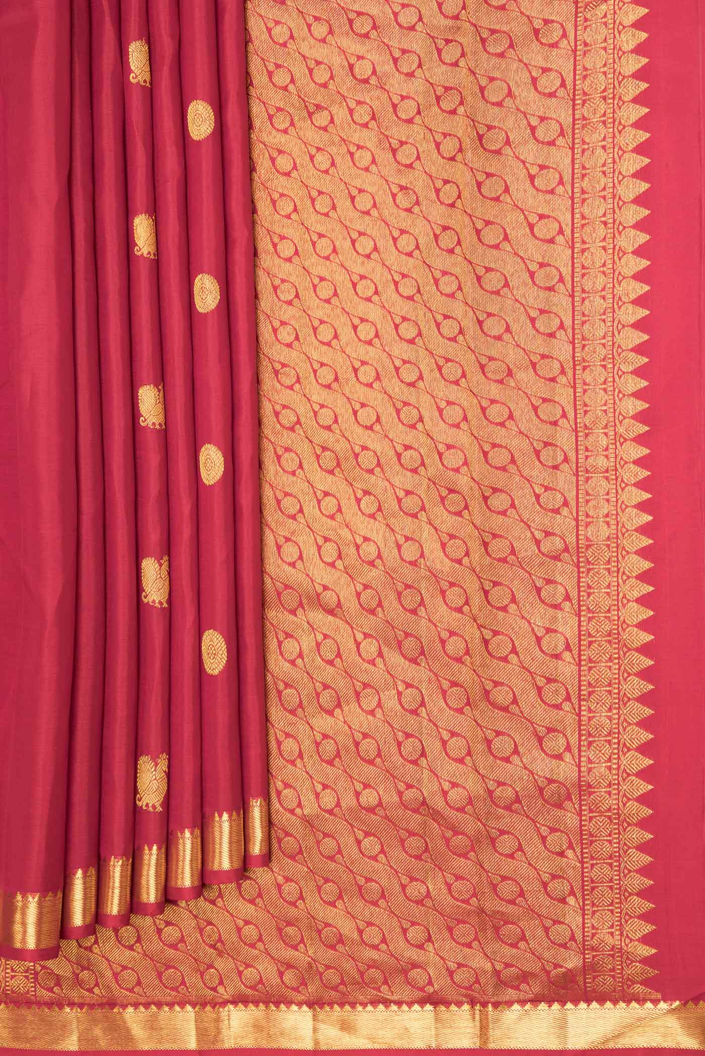 pleats pallu