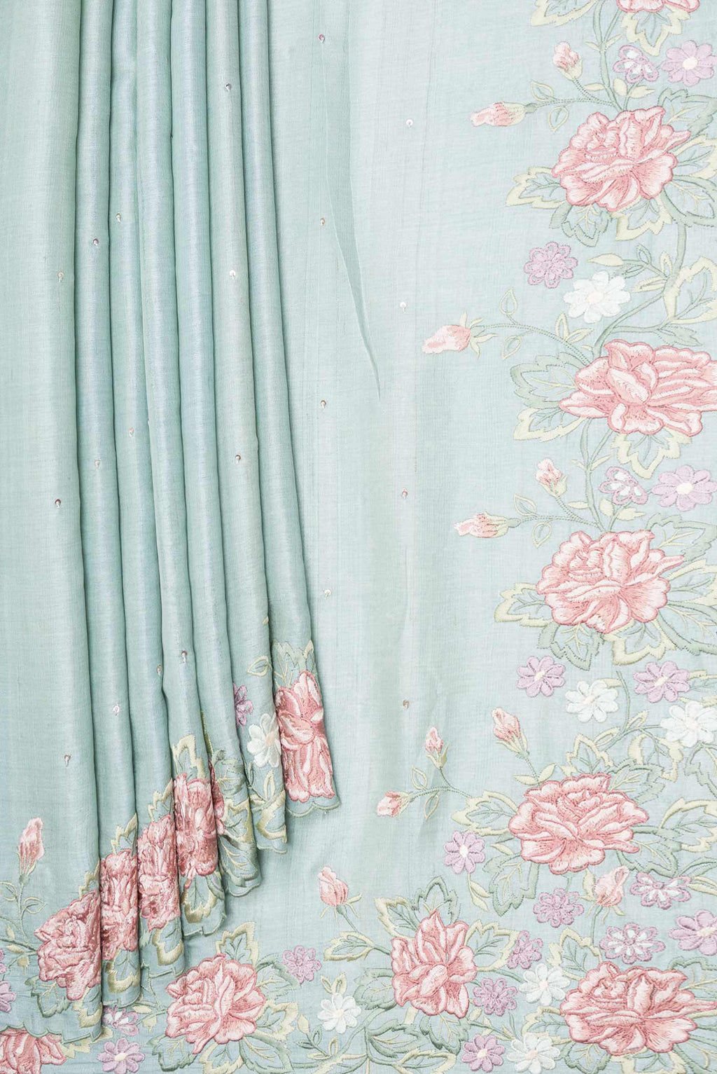 pleats pallu