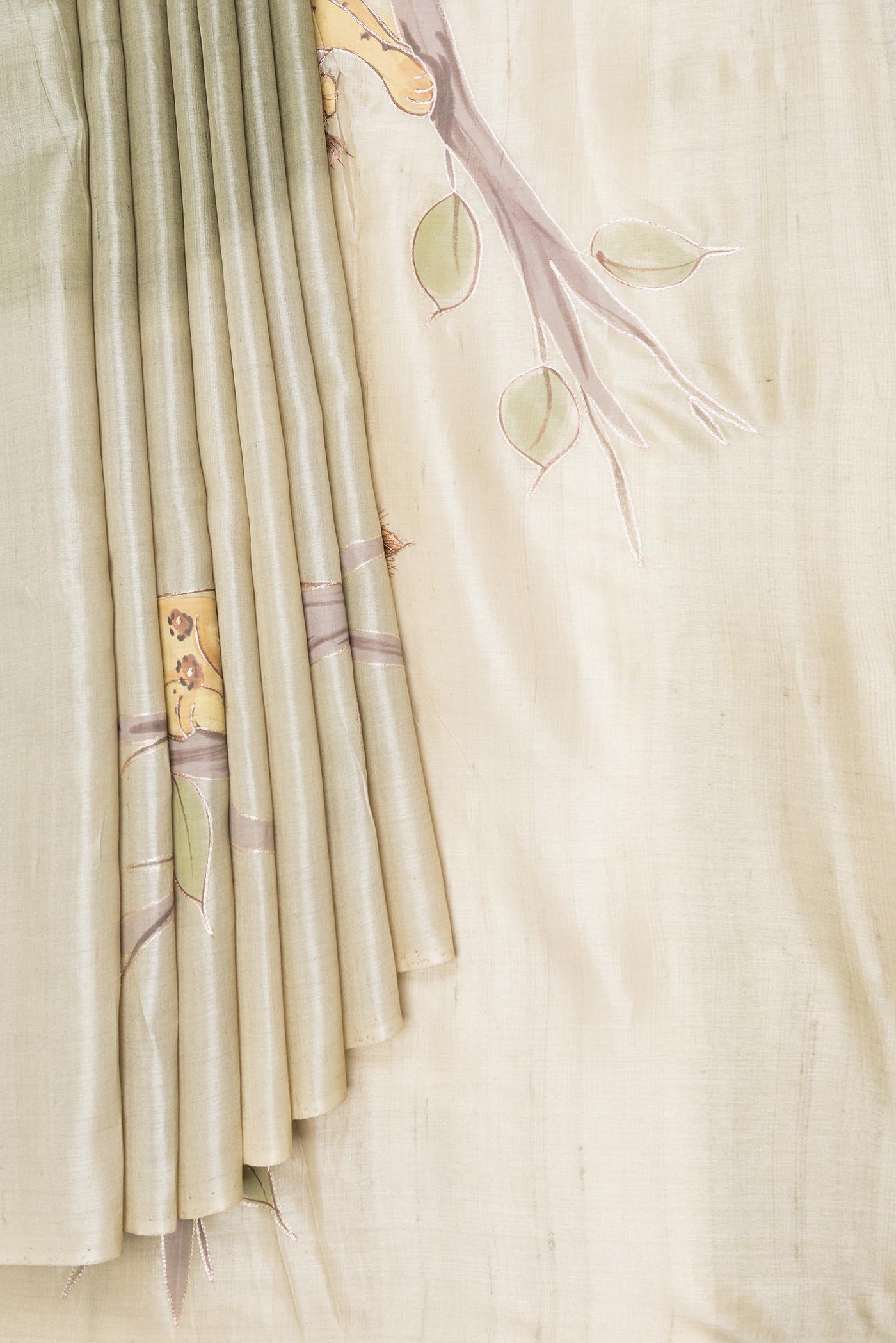 pleats pallu