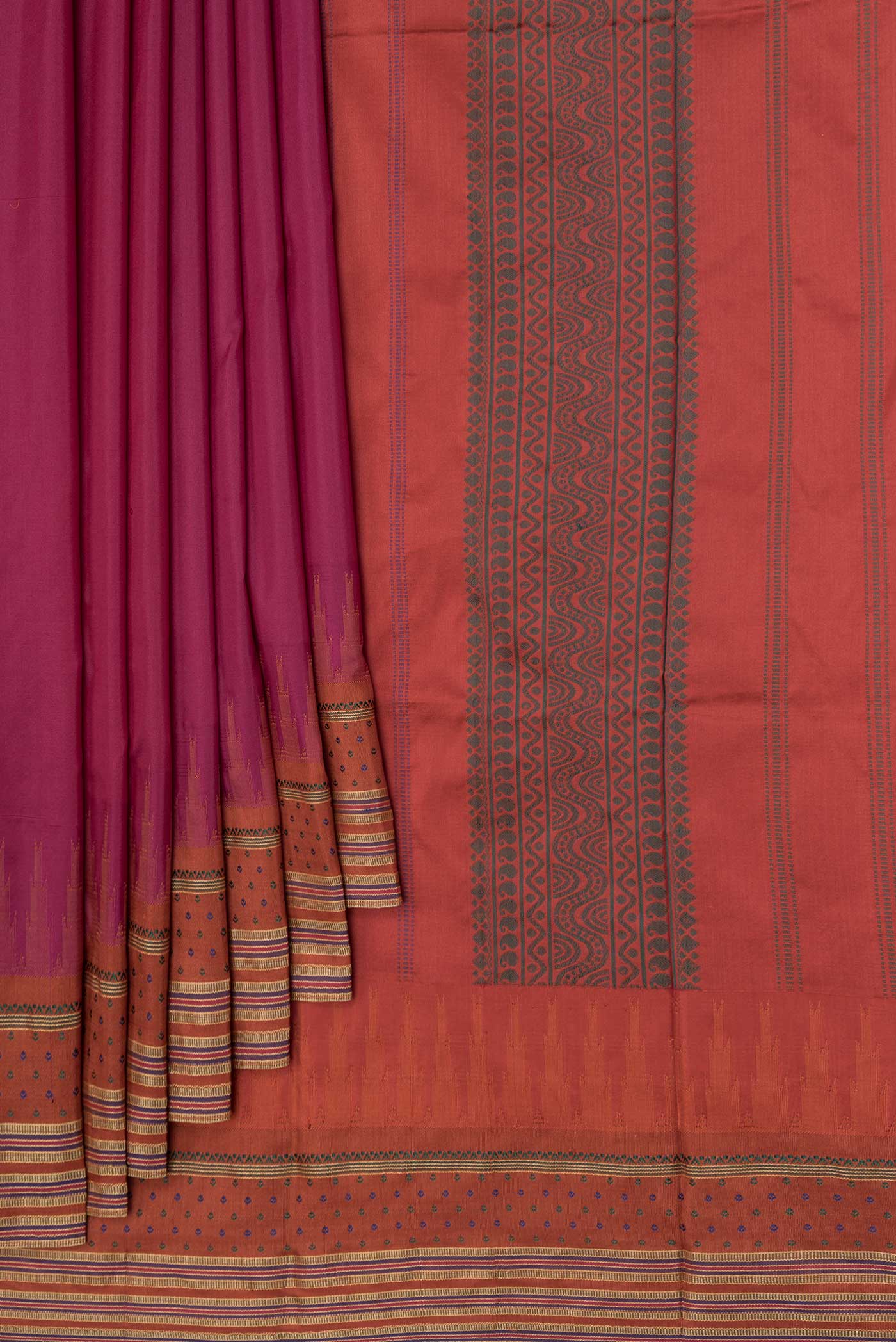 pleats pallu