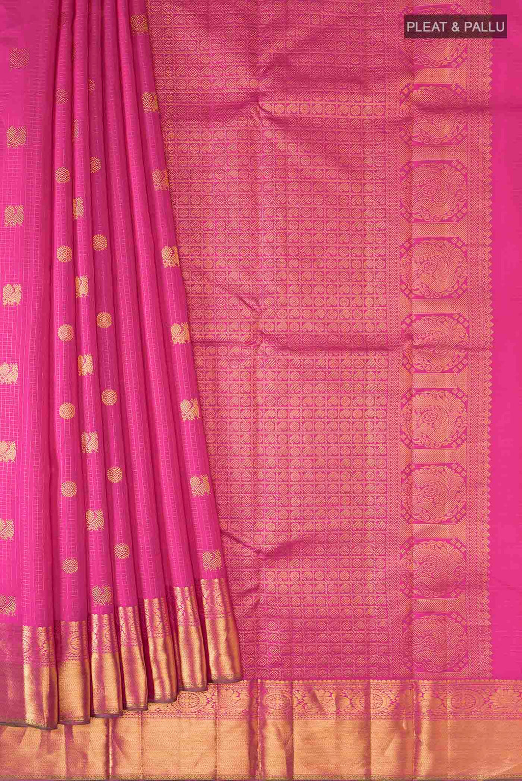 pleats pallu