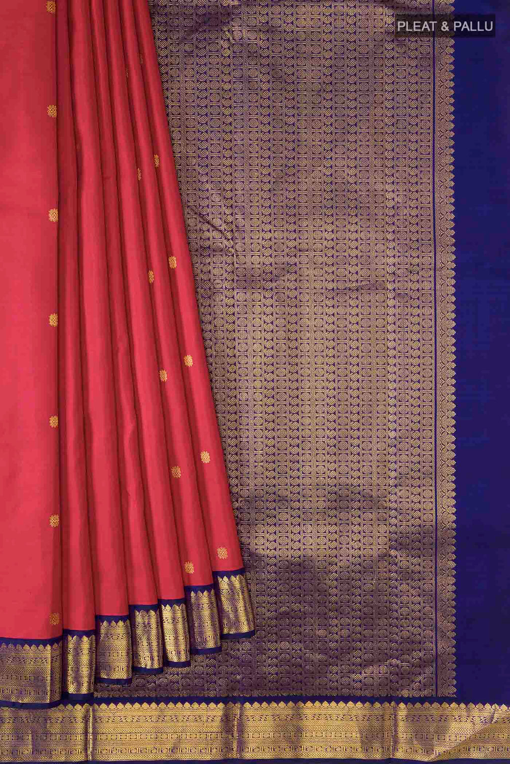pleats pallu