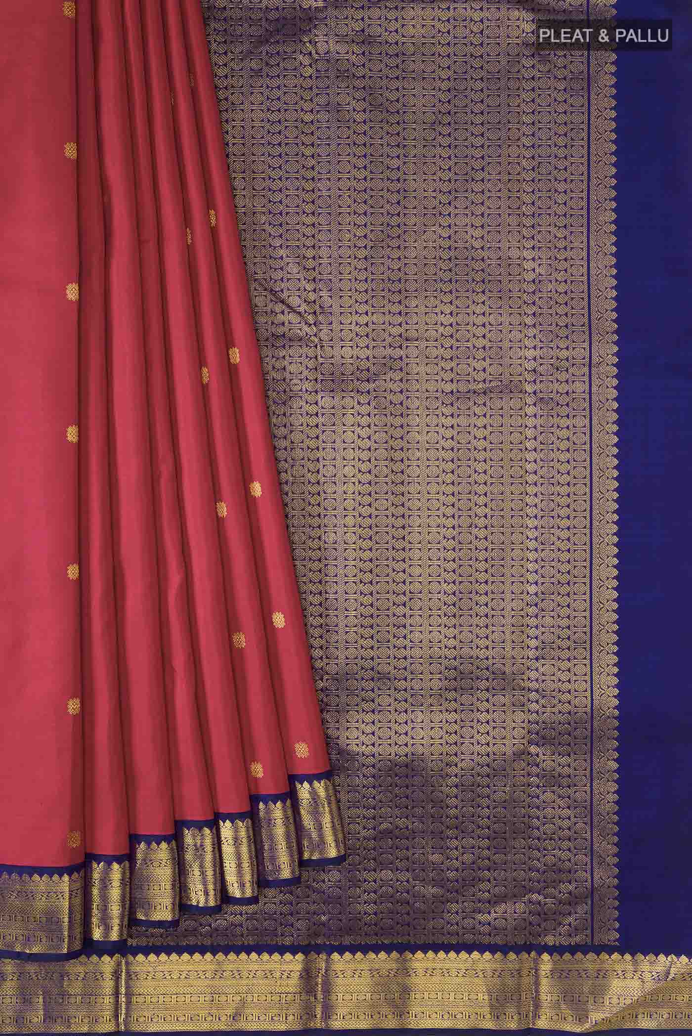 pleats pallu