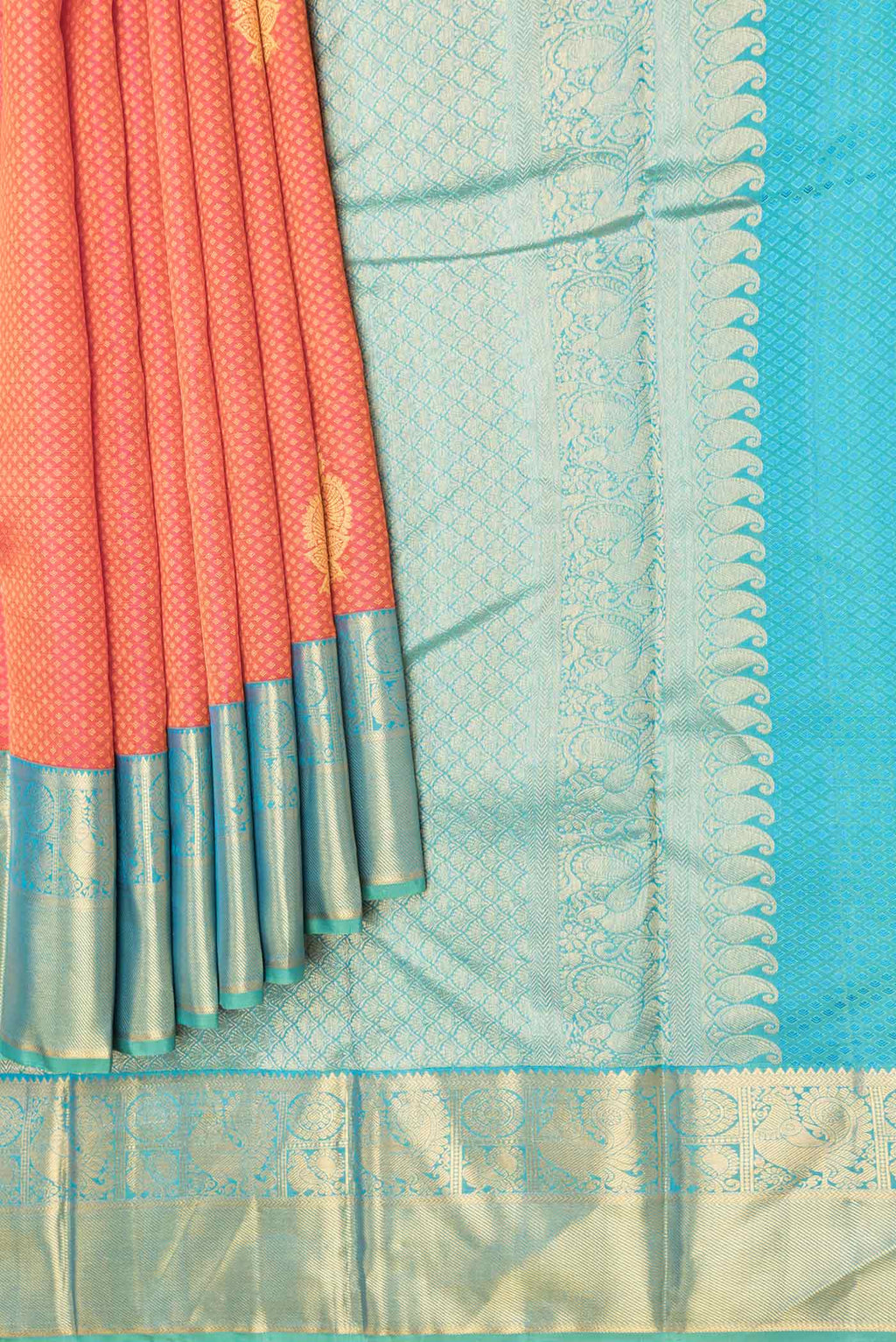 pleats pallu