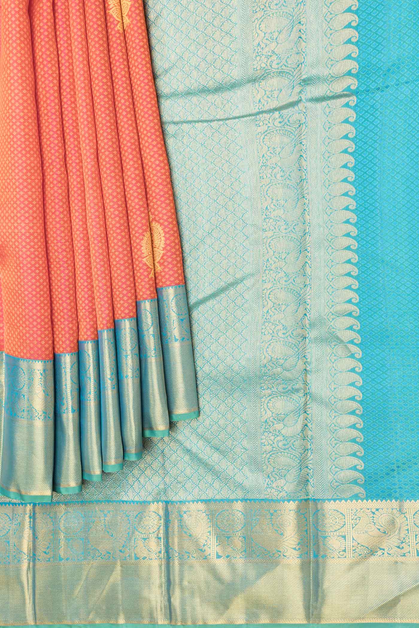 pleats pallu