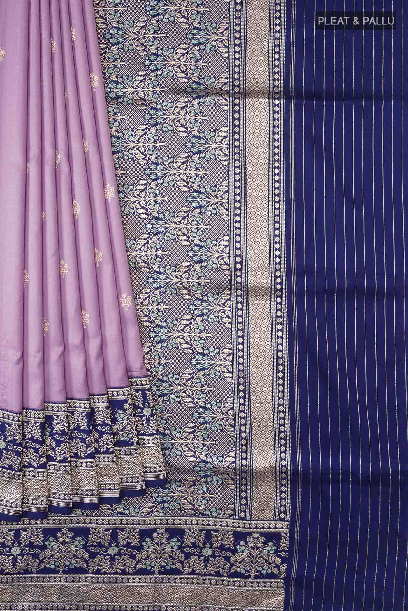pleats pallu