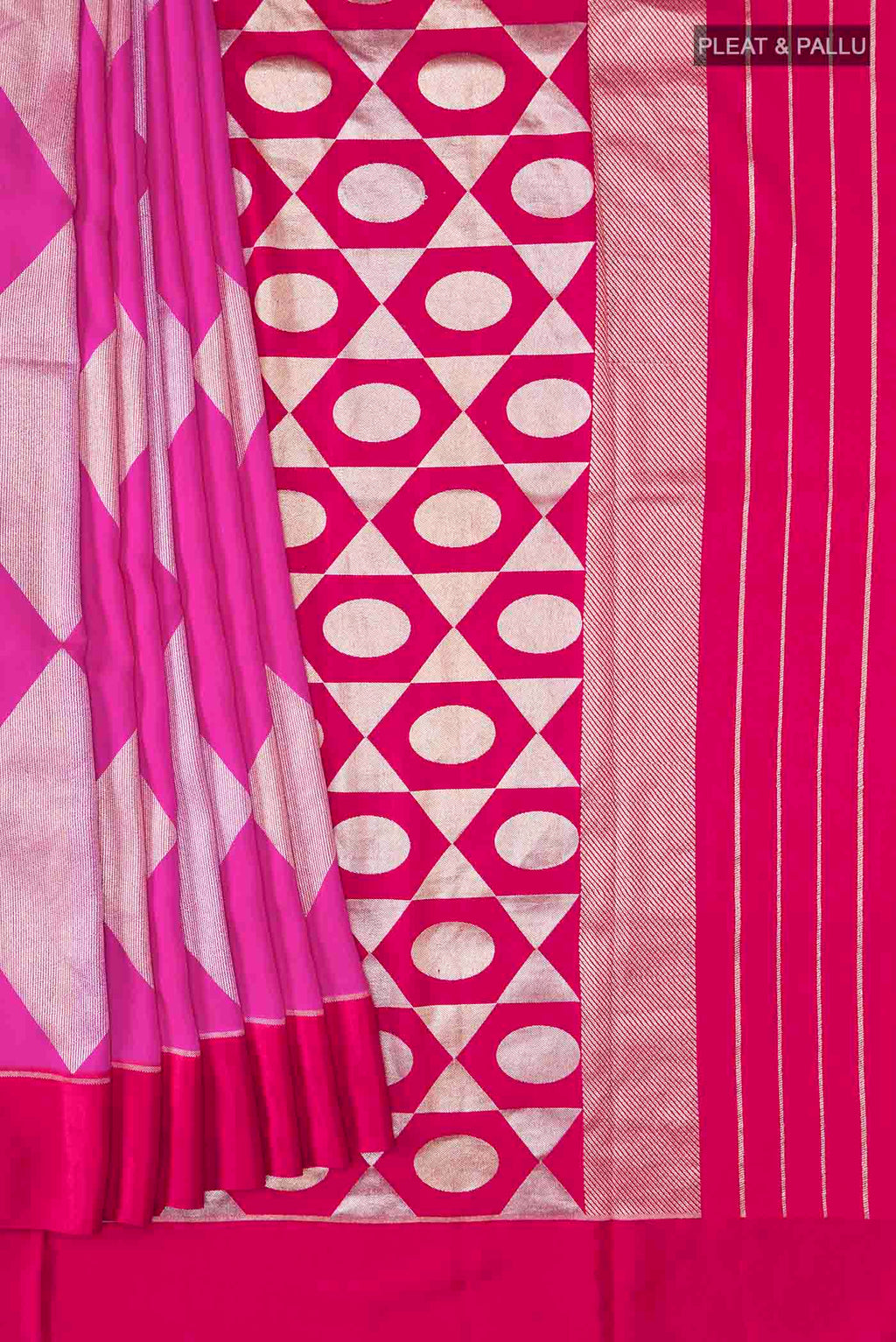 pleats pallu