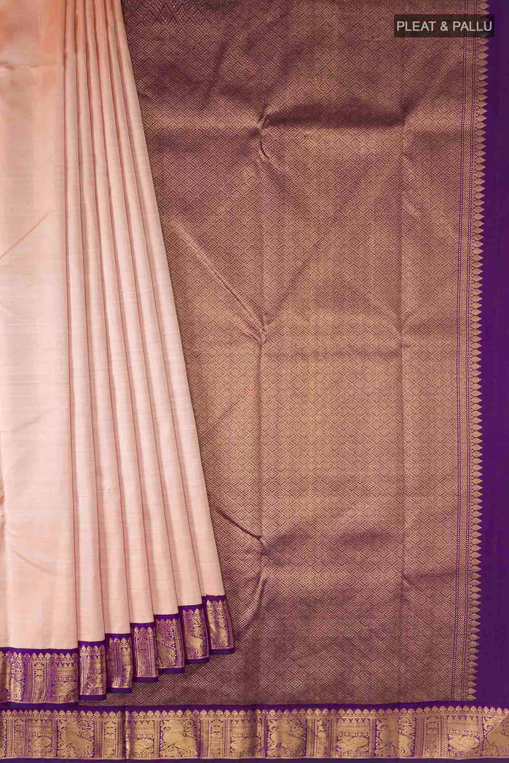 pleats pallu