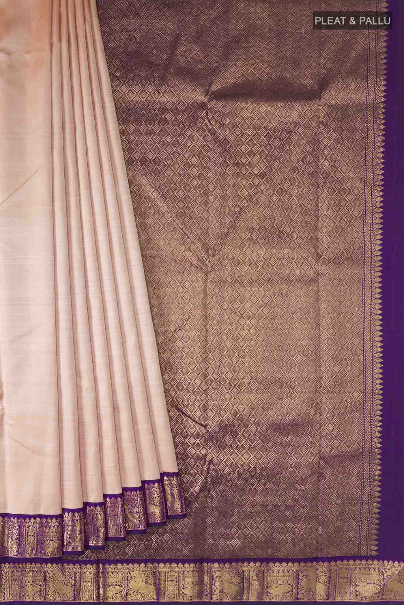 pleats pallu