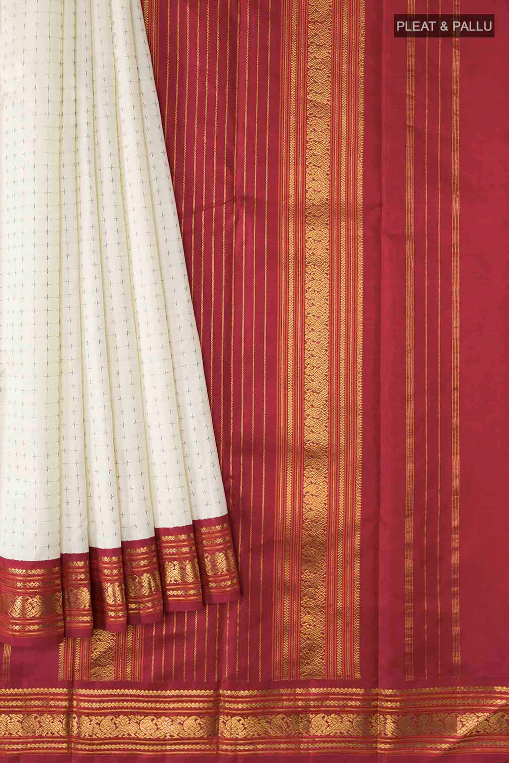 pleats pallu