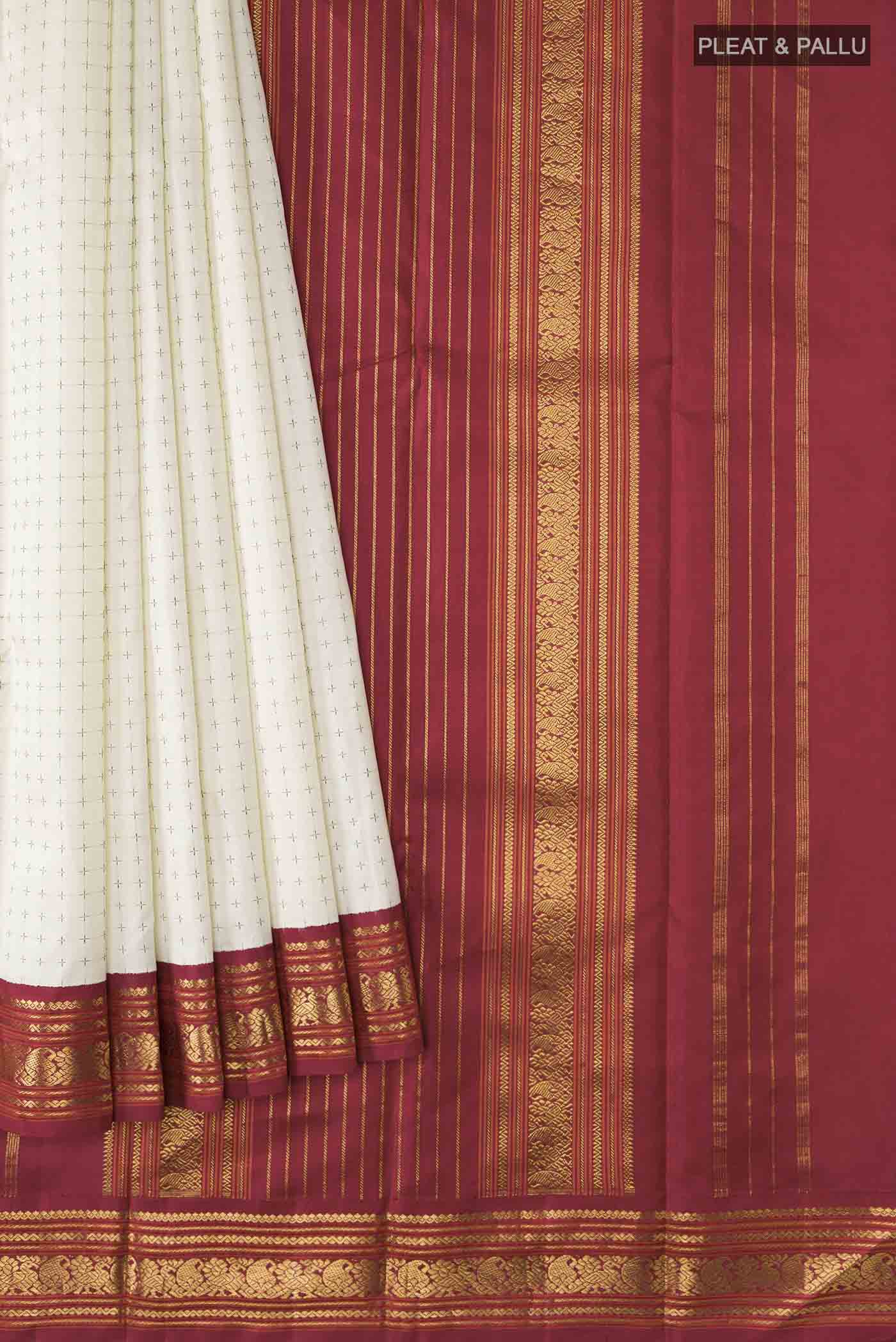 pleats pallu