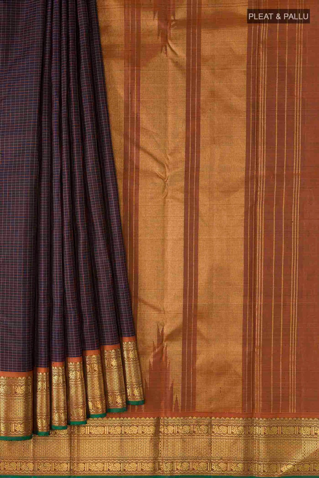 pleats pallu