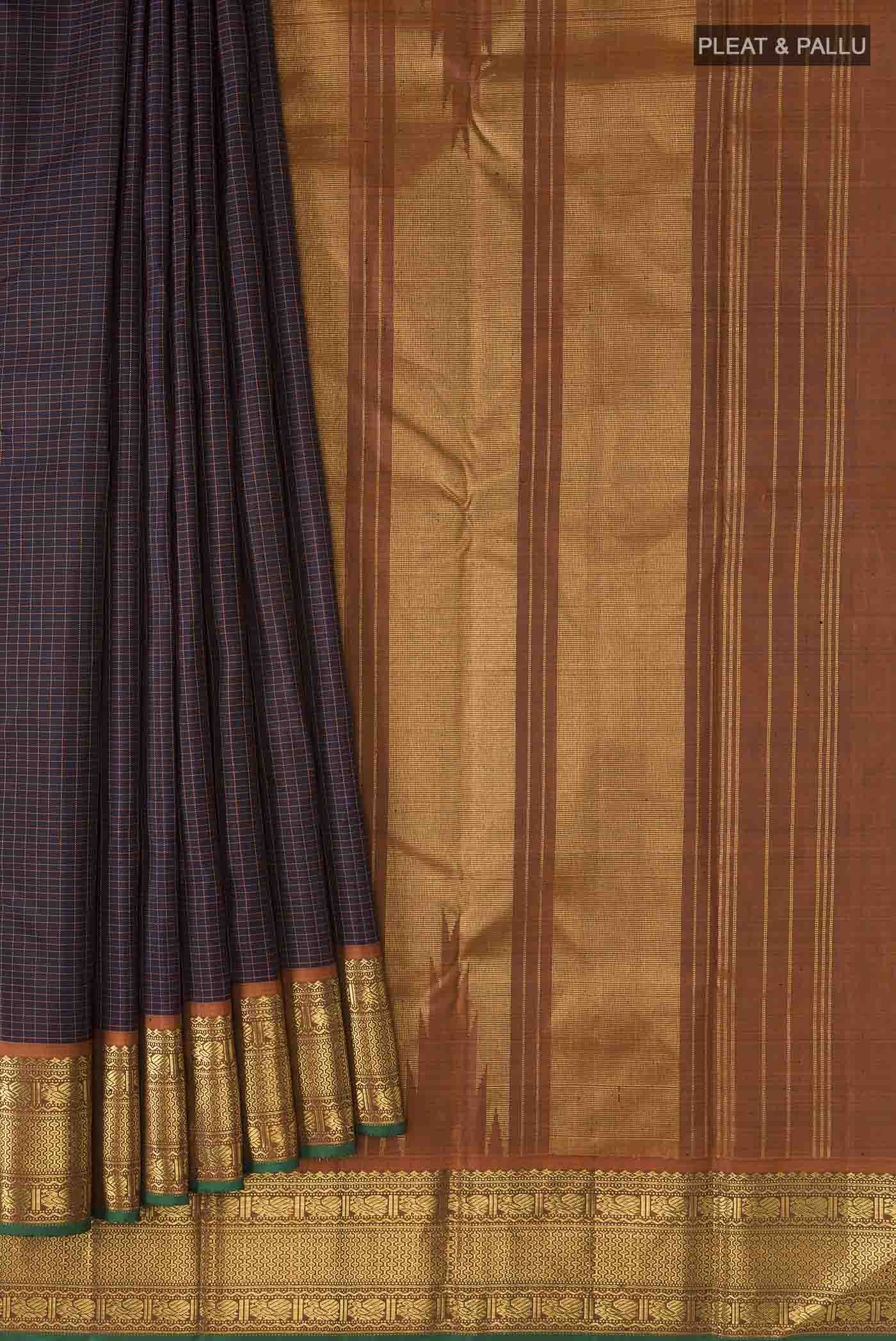 pleats pallu