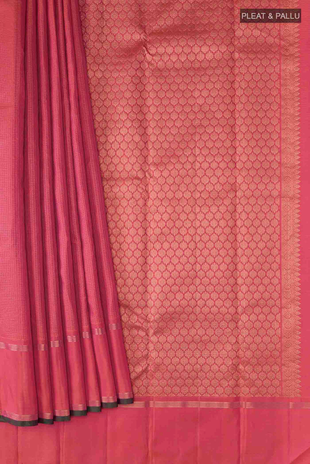 pleats pallu