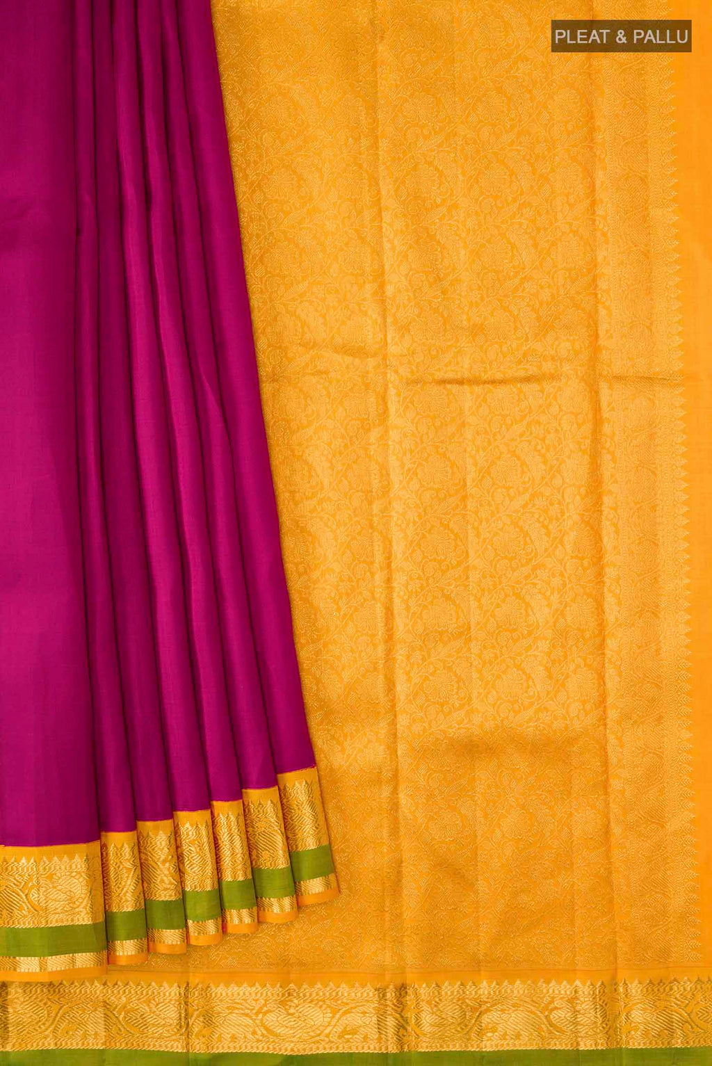pleats pallu