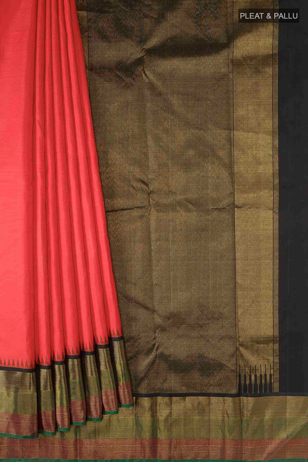 pleats pallu