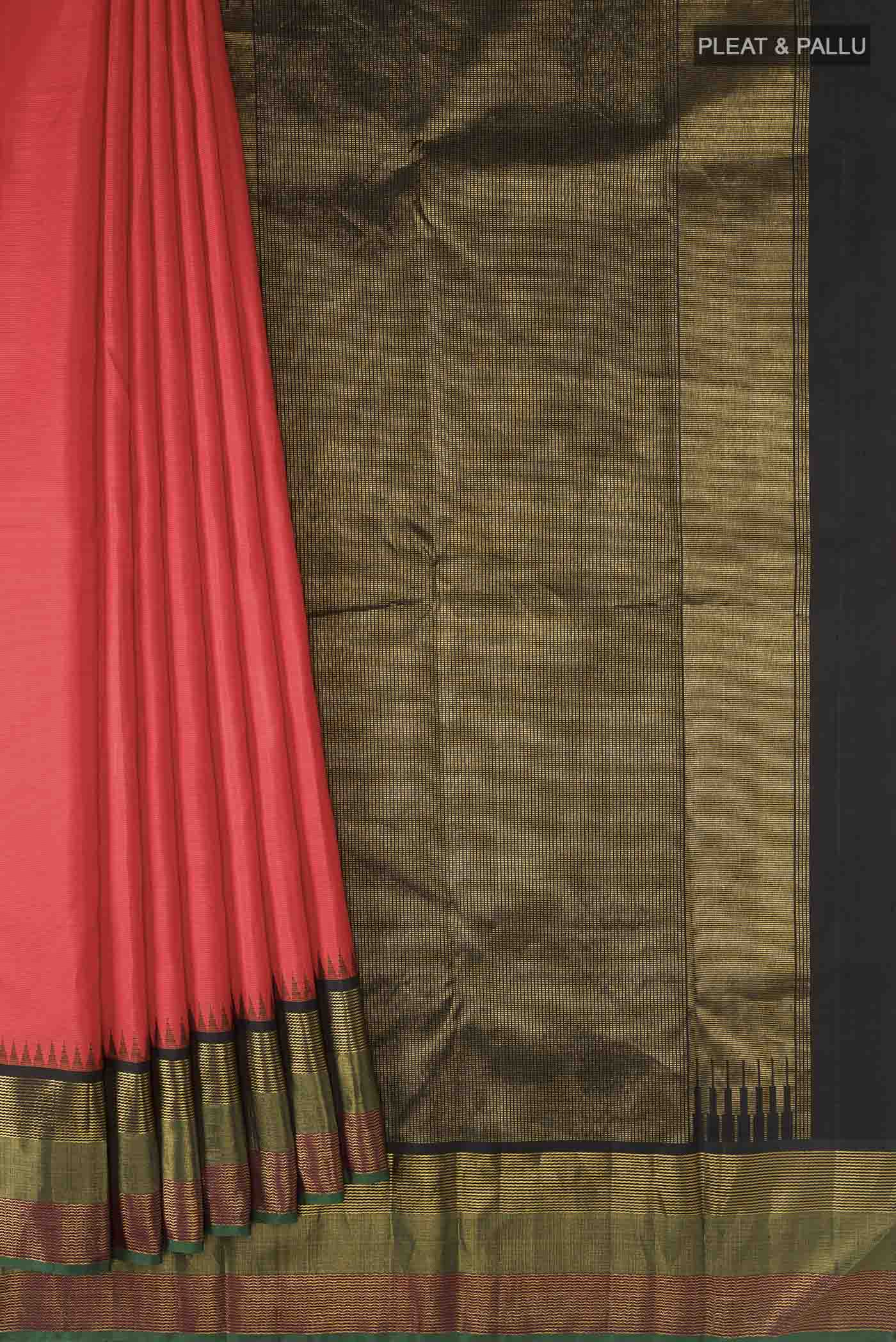 pleats pallu