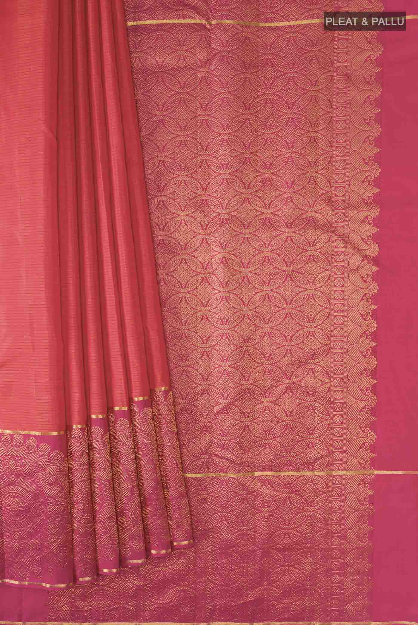 pleats pallu