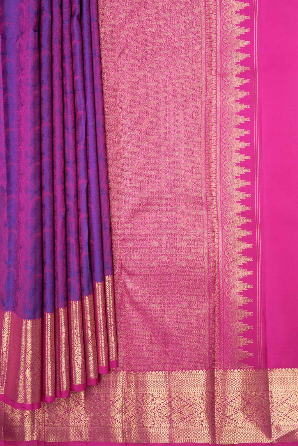 pleats pallu