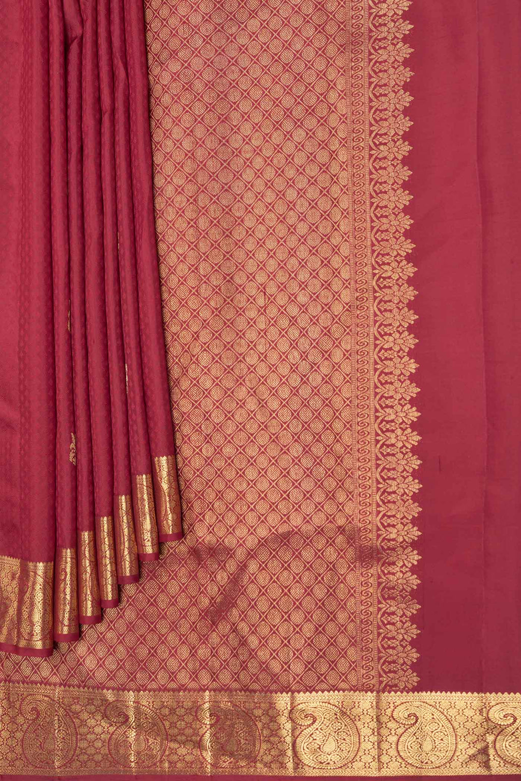 pleats pallu