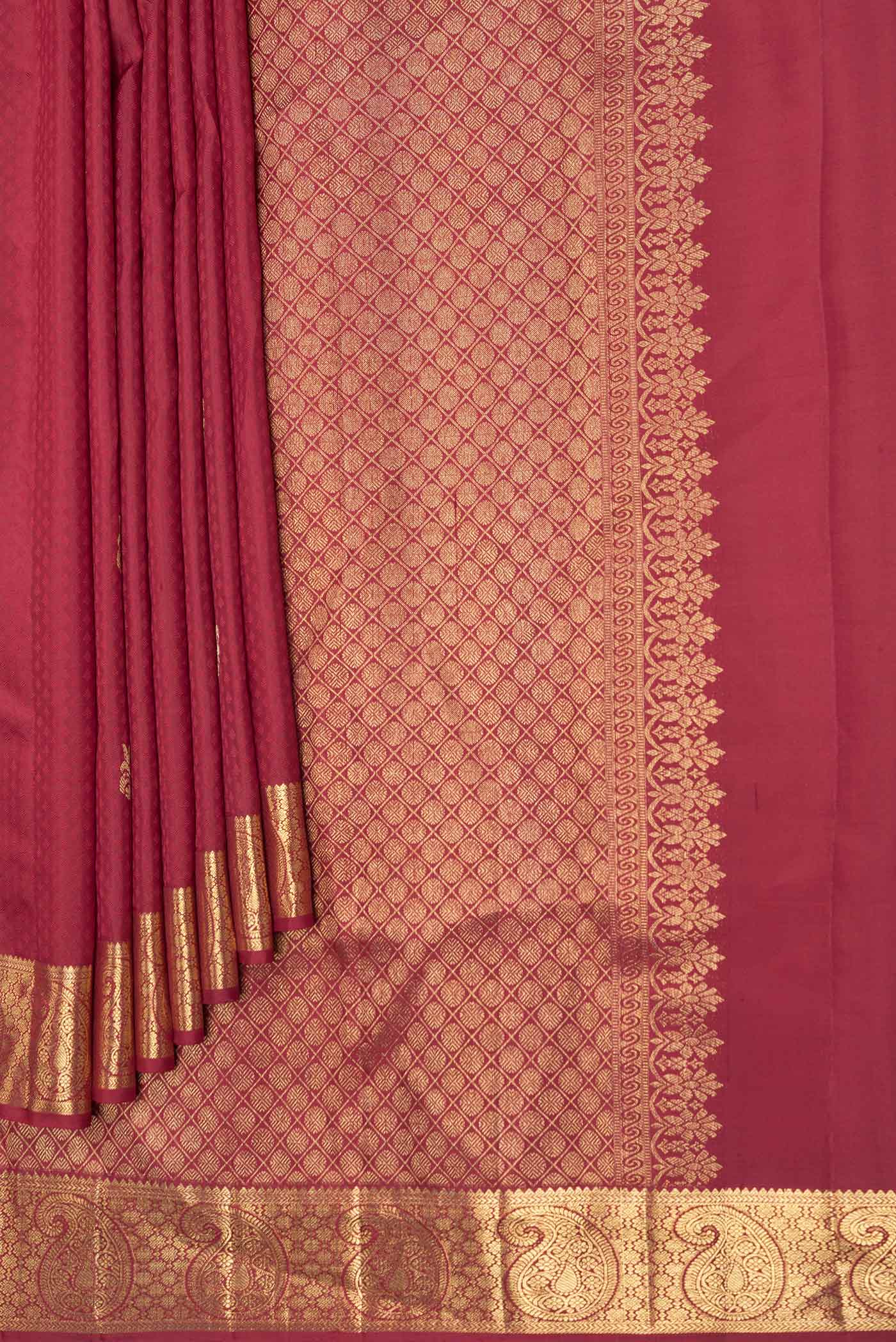 pleats pallu