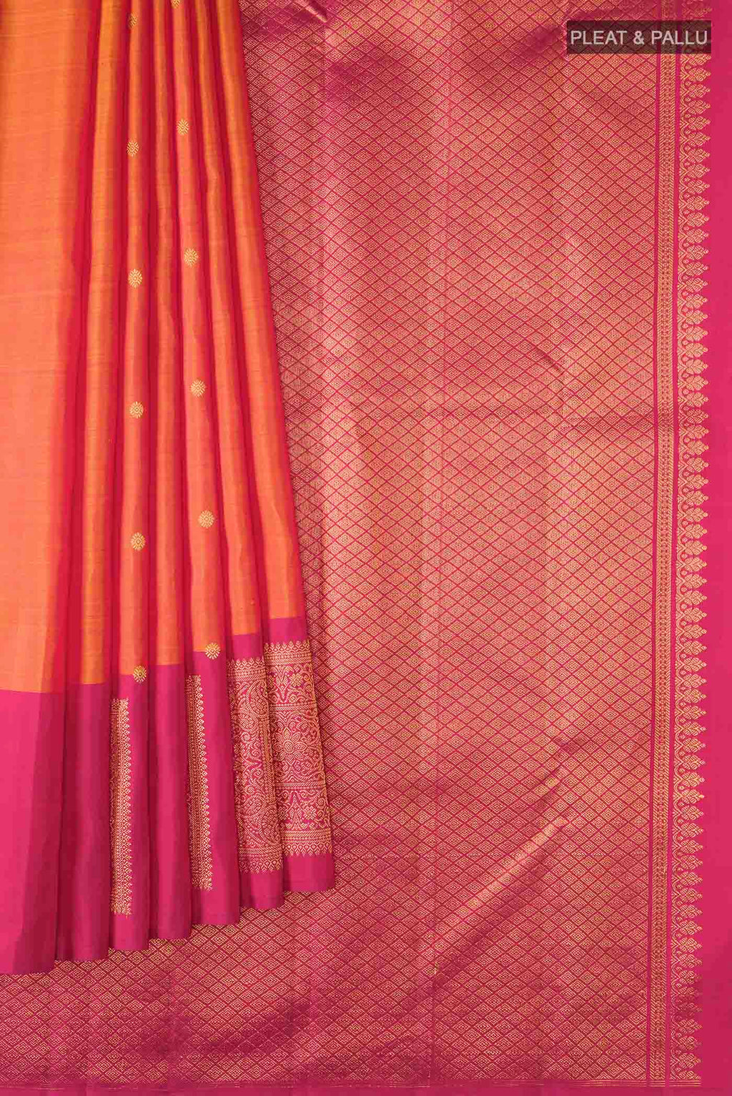 pleats pallu