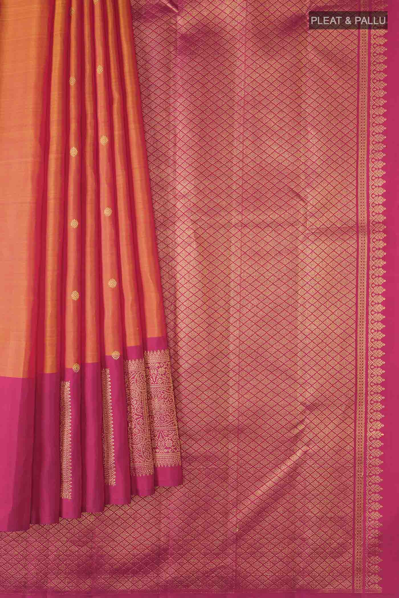 pleats pallu