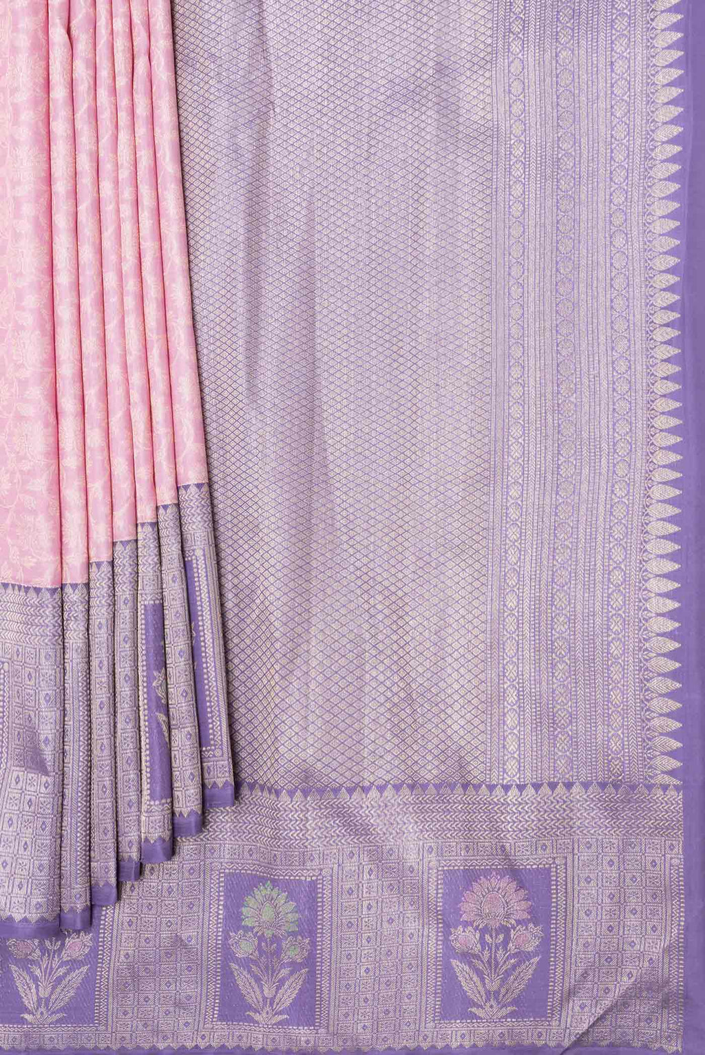 pleats pallu