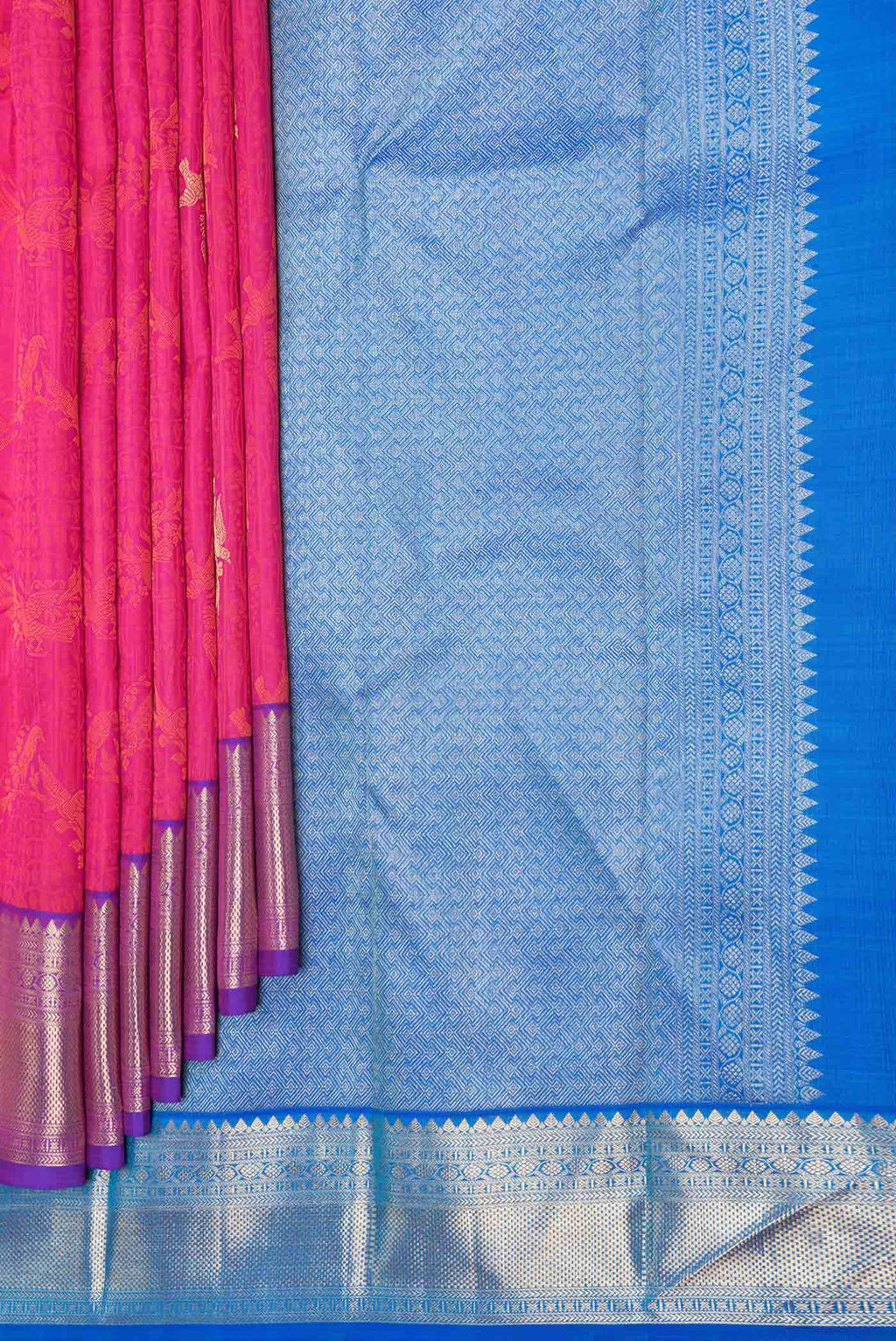 pleats pallu