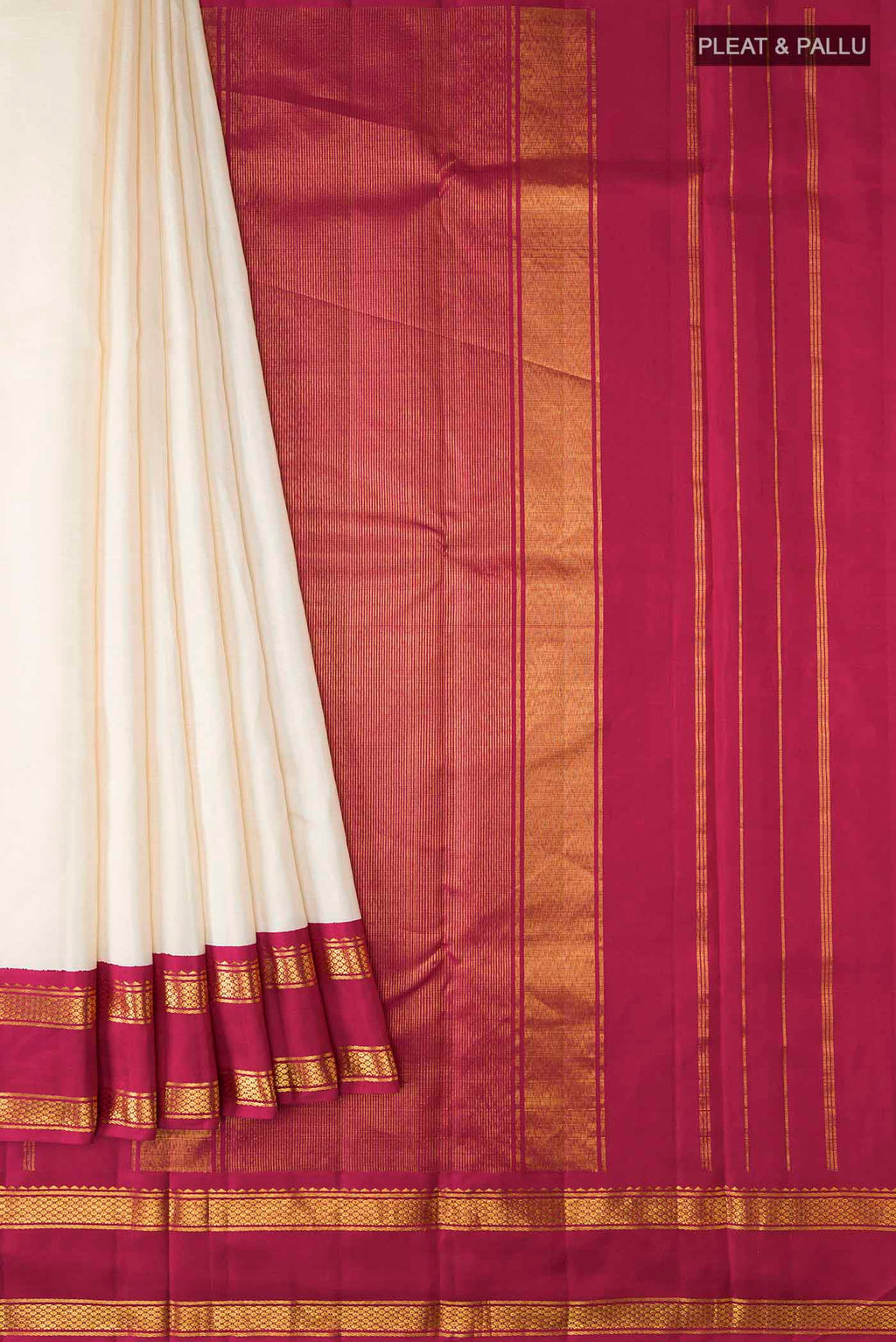 pleats pallu