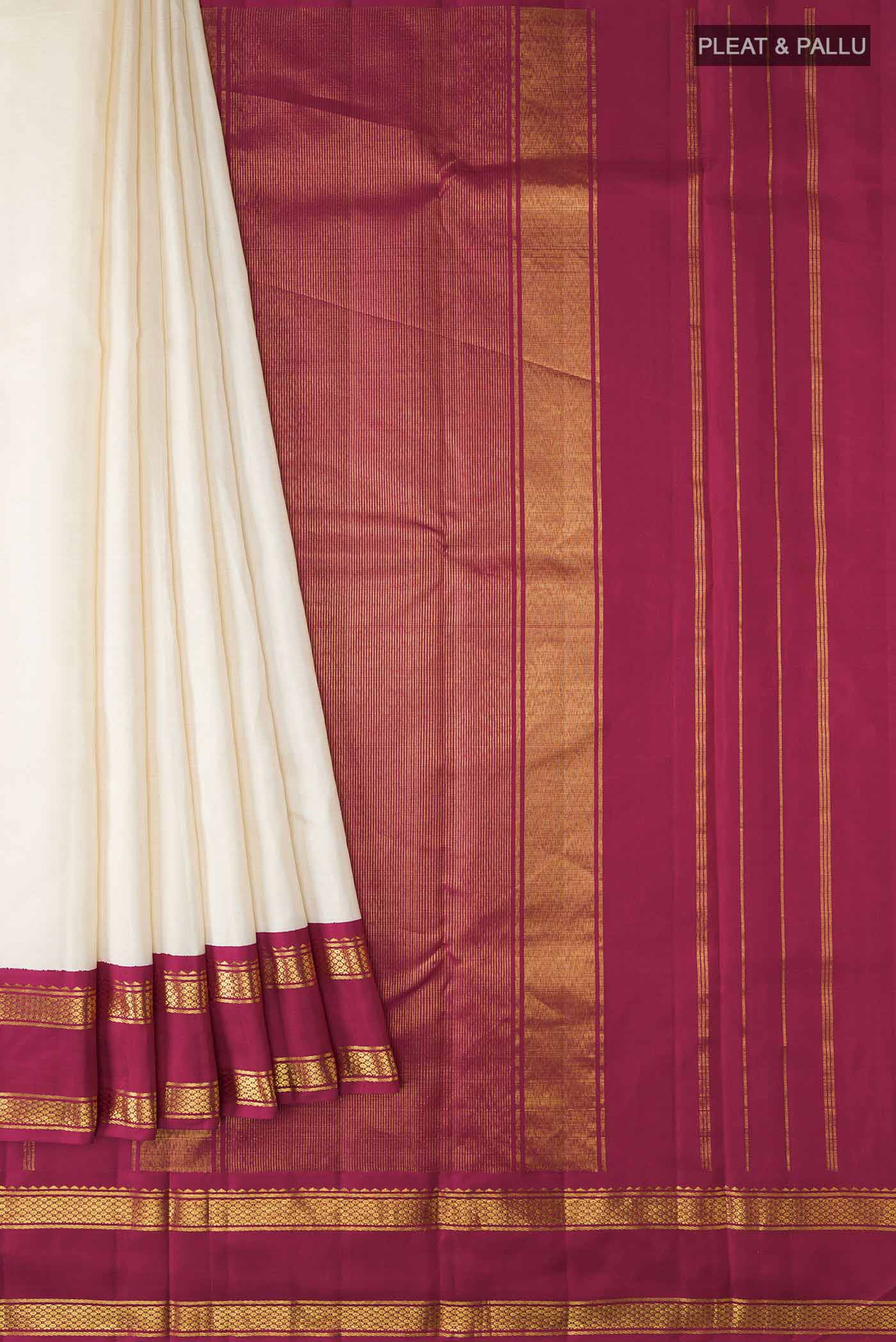pleats pallu