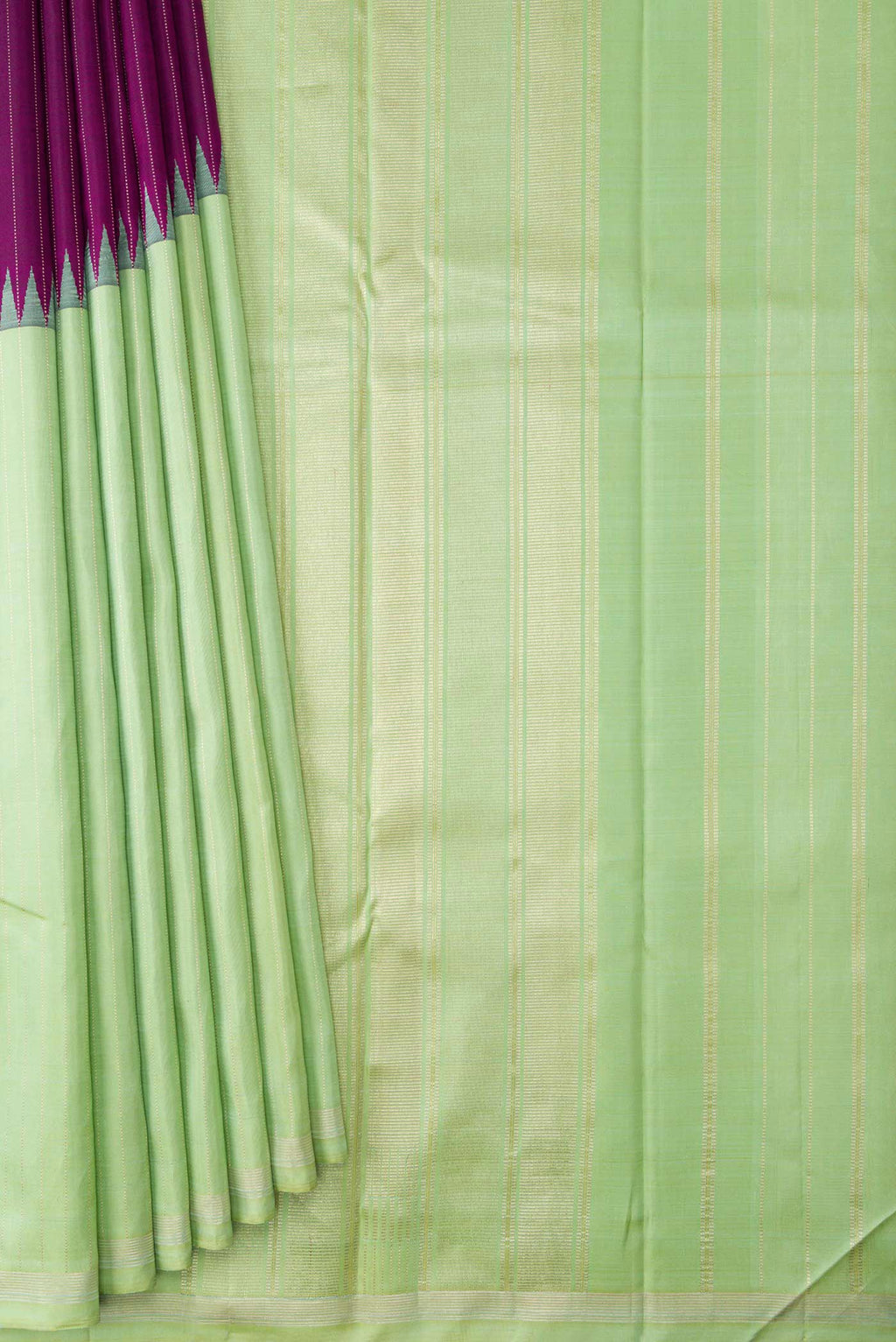 pleats pallu