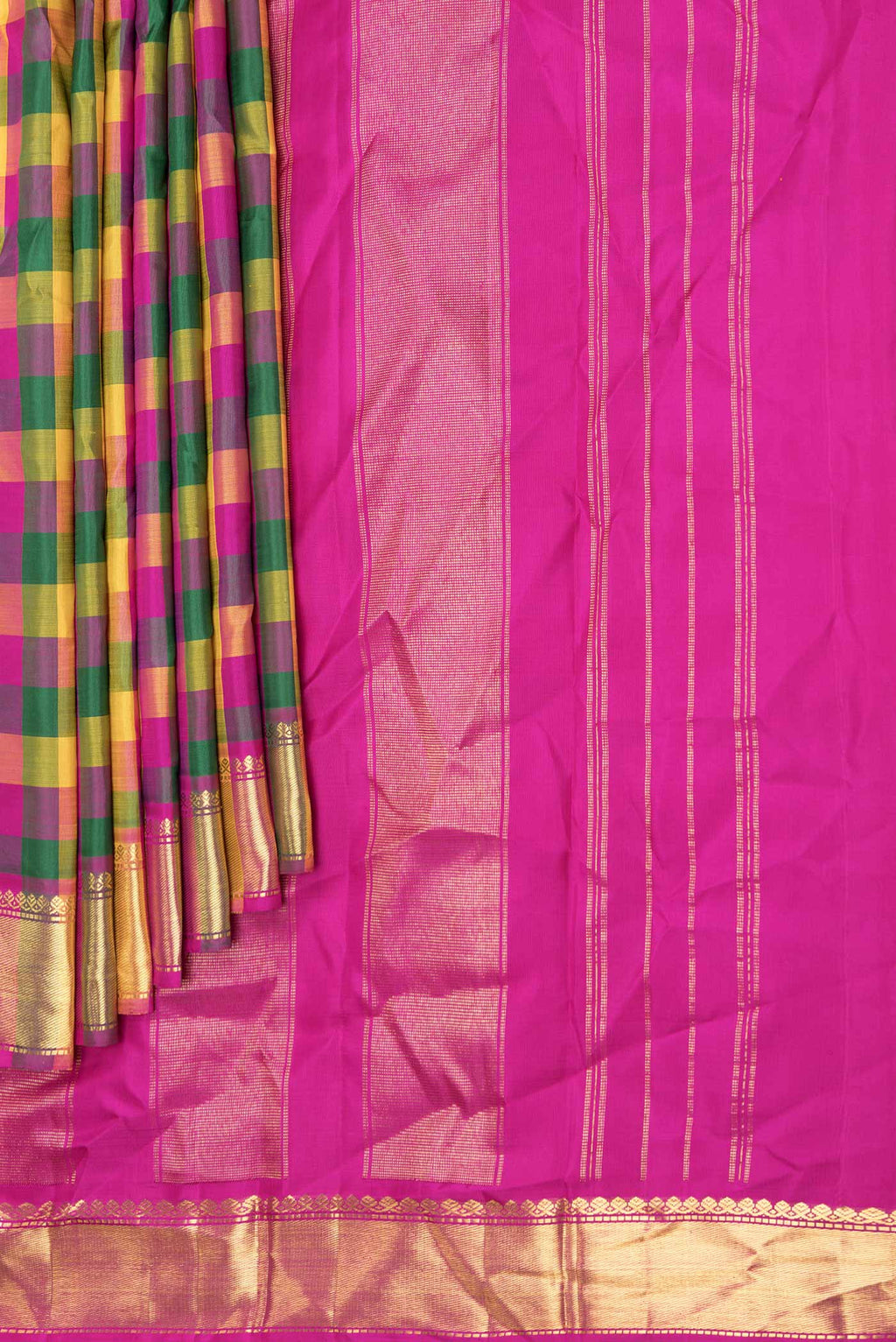 pleats pallu