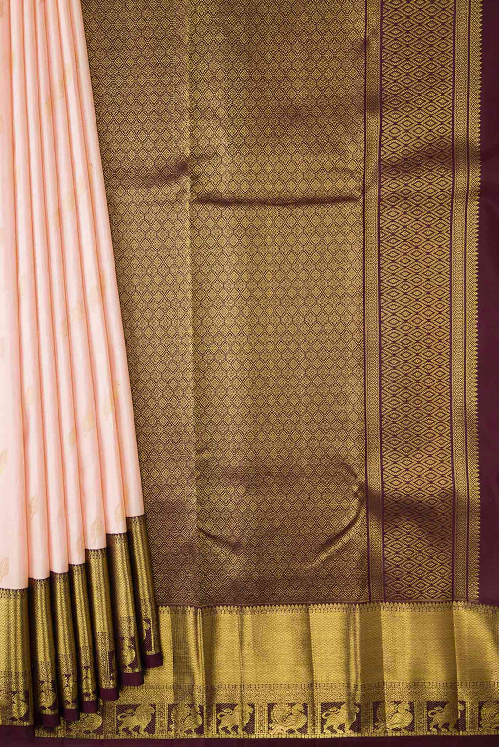 pleats pallu