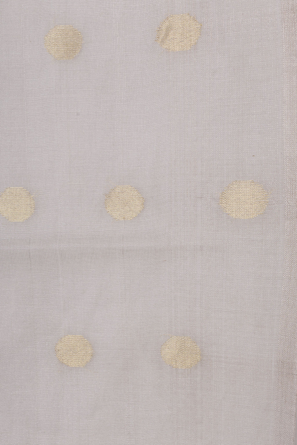 Border image of Beige Dual Tone Chanderi Silk Saree with Zari Butta on the body and Thin Zari Line. 