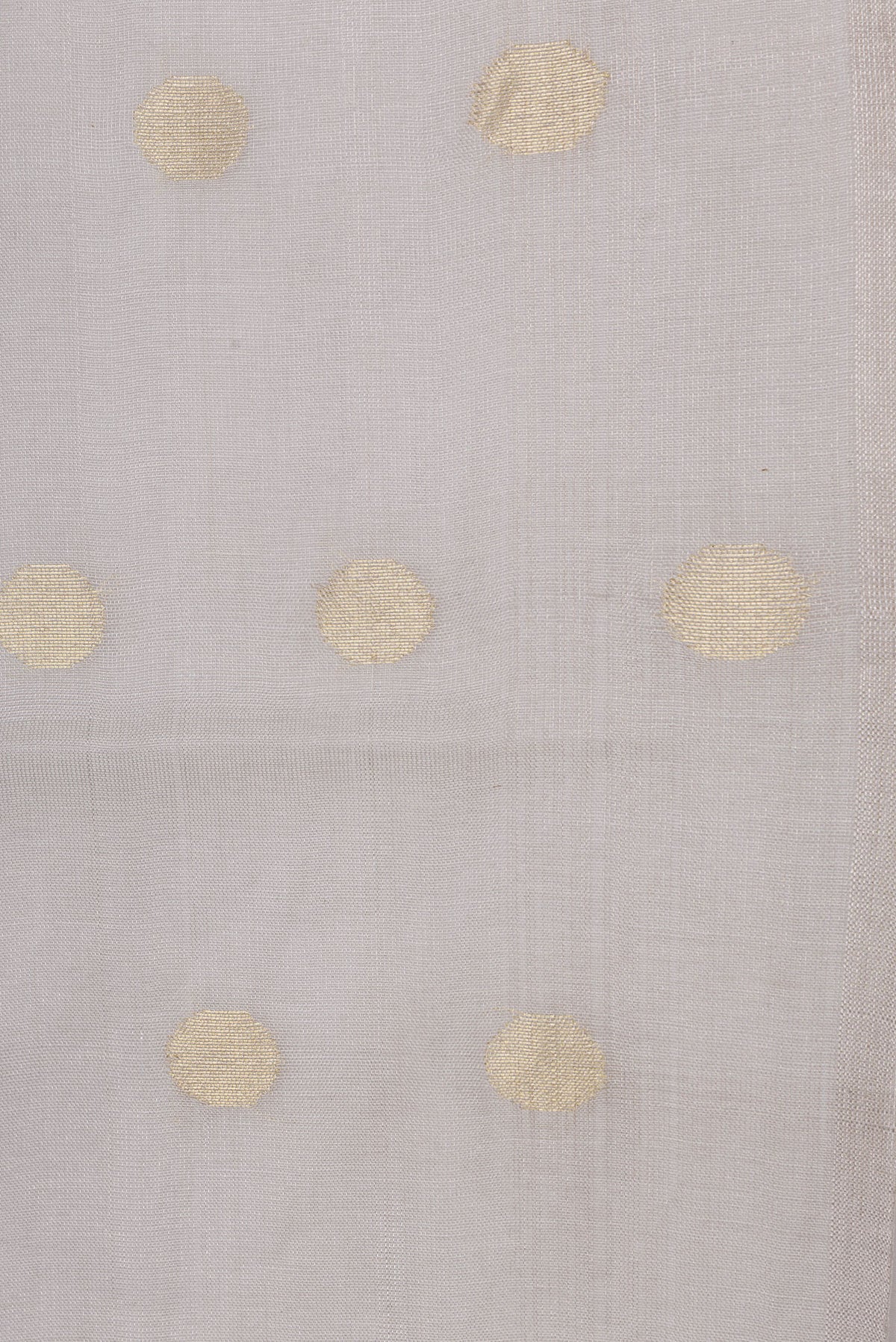 Border image of Beige Dual Tone Chanderi Silk Saree with Zari Butta on the body and Thin Zari Line. 