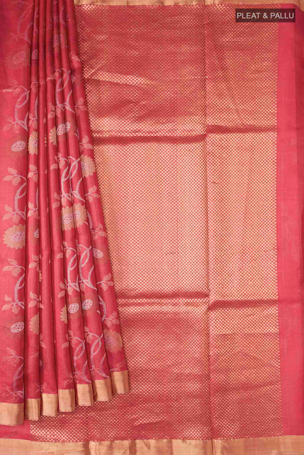 pleats pallu