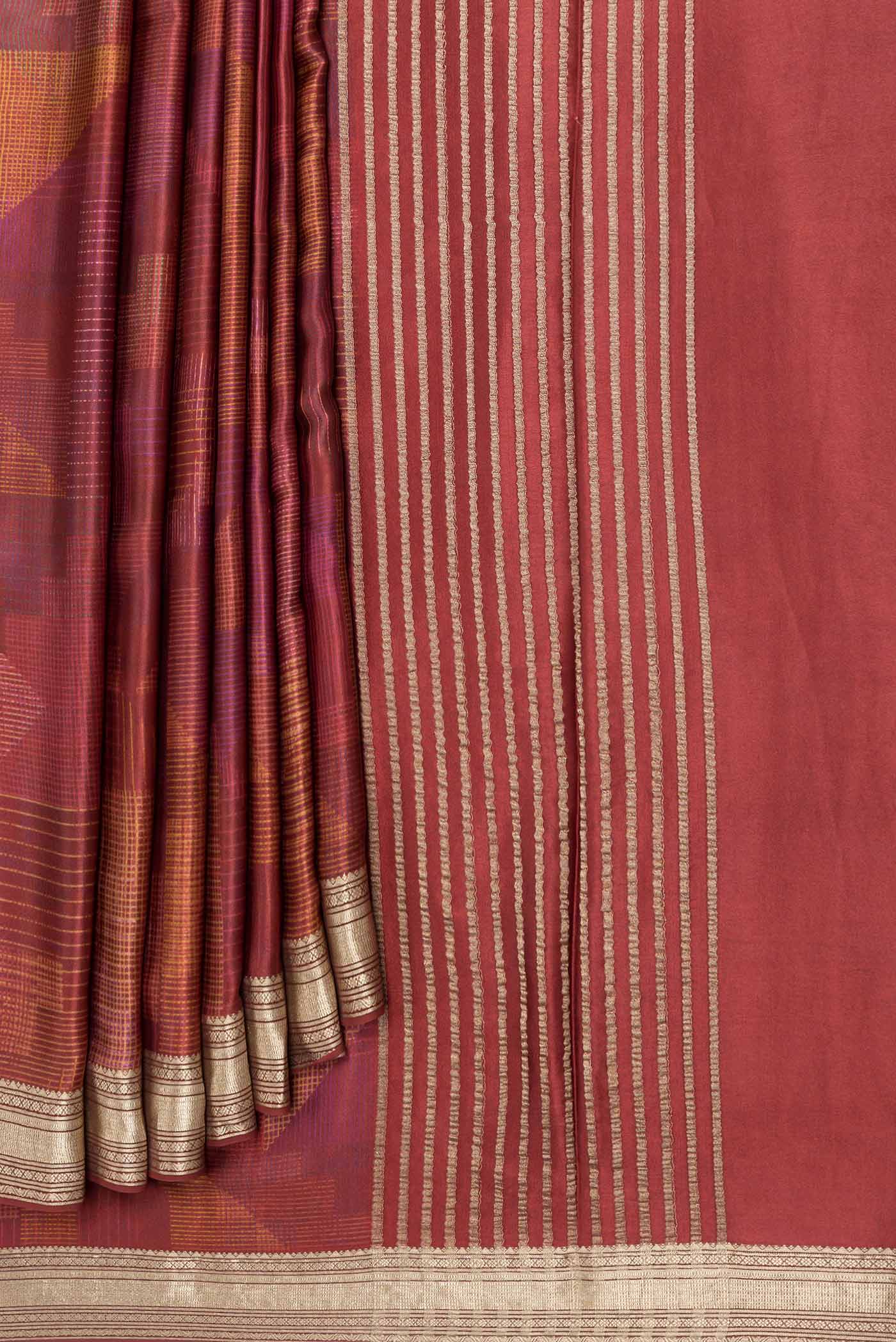pleats pallu