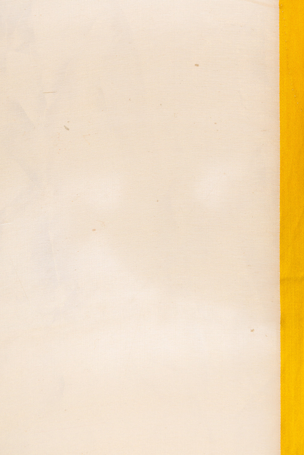 Border image of Silver and Gold Color Organza Silk Saree with Plain Body and Plain Border. 