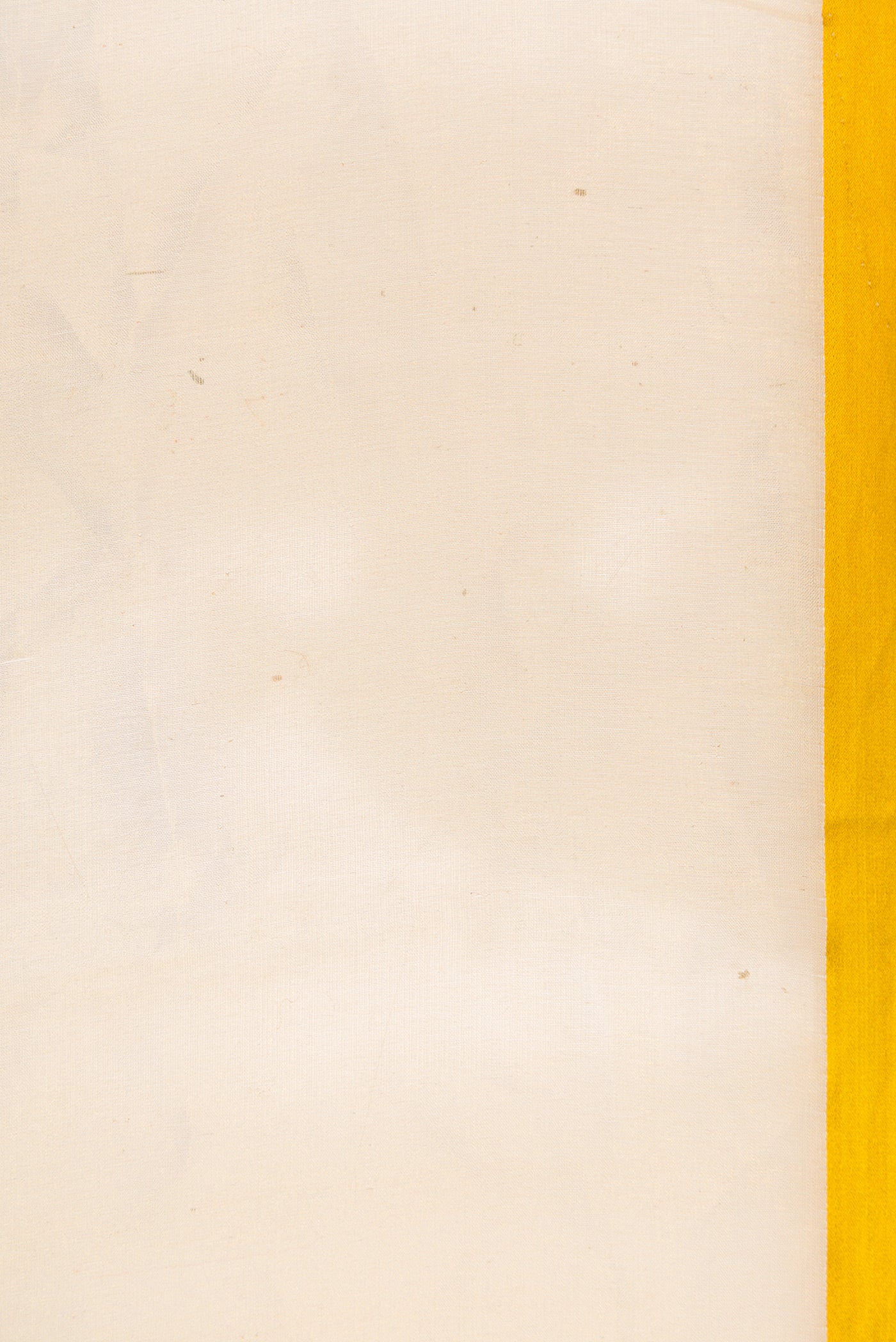 Border image of Silver and Gold Color Organza Silk Saree with Plain Body and Plain Border. 