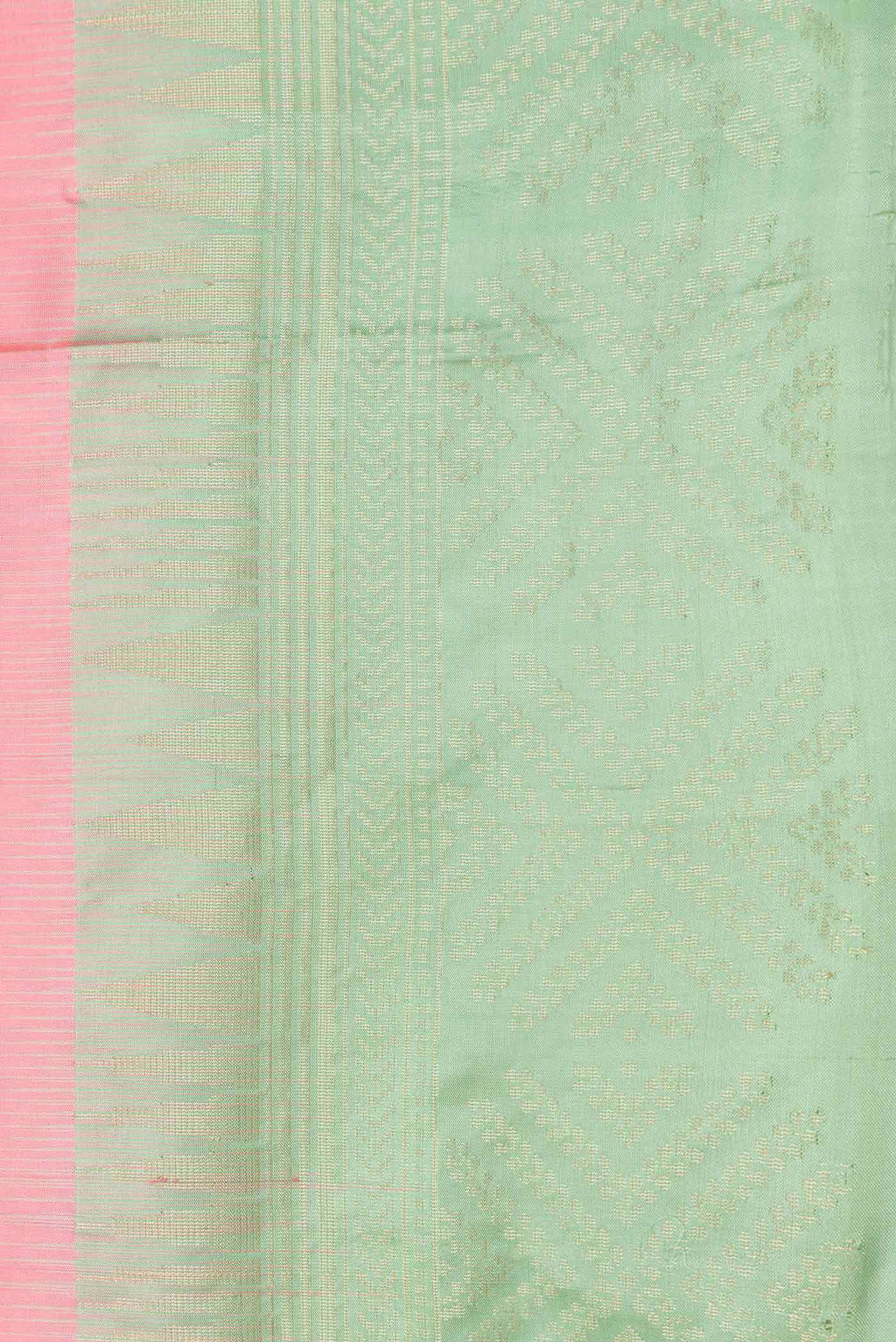 Border image of Pink Dual Tone Soft Silk Saree with Zari Butta on the body and Fancy Border. 
