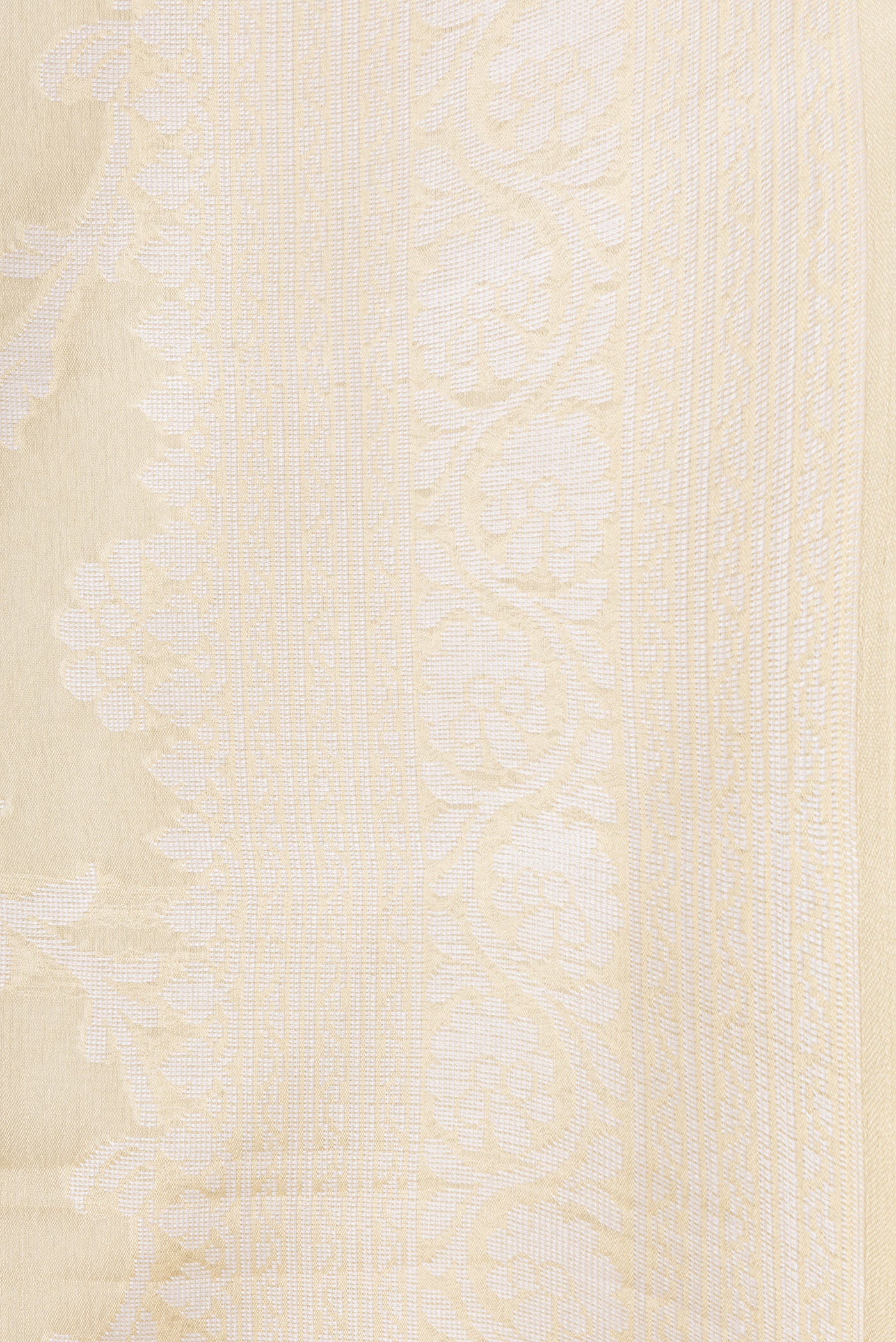 Border image of Sandal Dual Tone Mysore Georgette Saree with Zari Brocade on the body and Thread Border. 